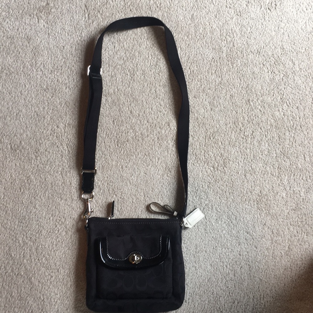 Black crossbody bag
